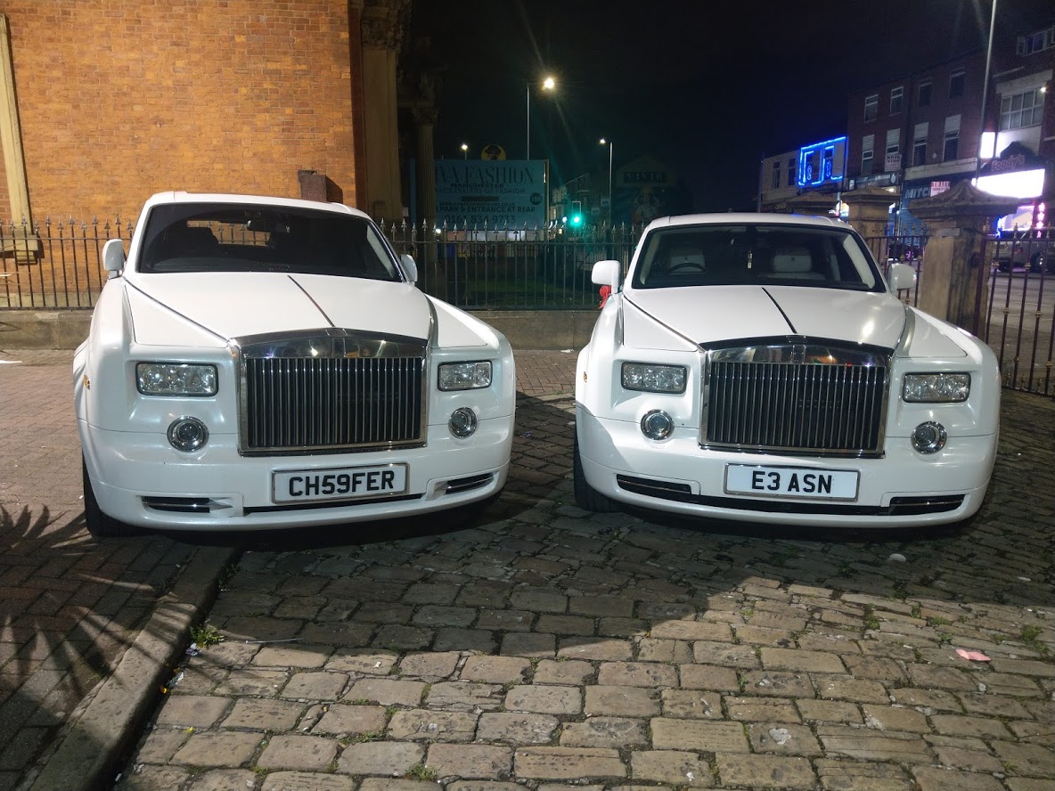 Rolls Royce Phantom Wedding Hire Manchester