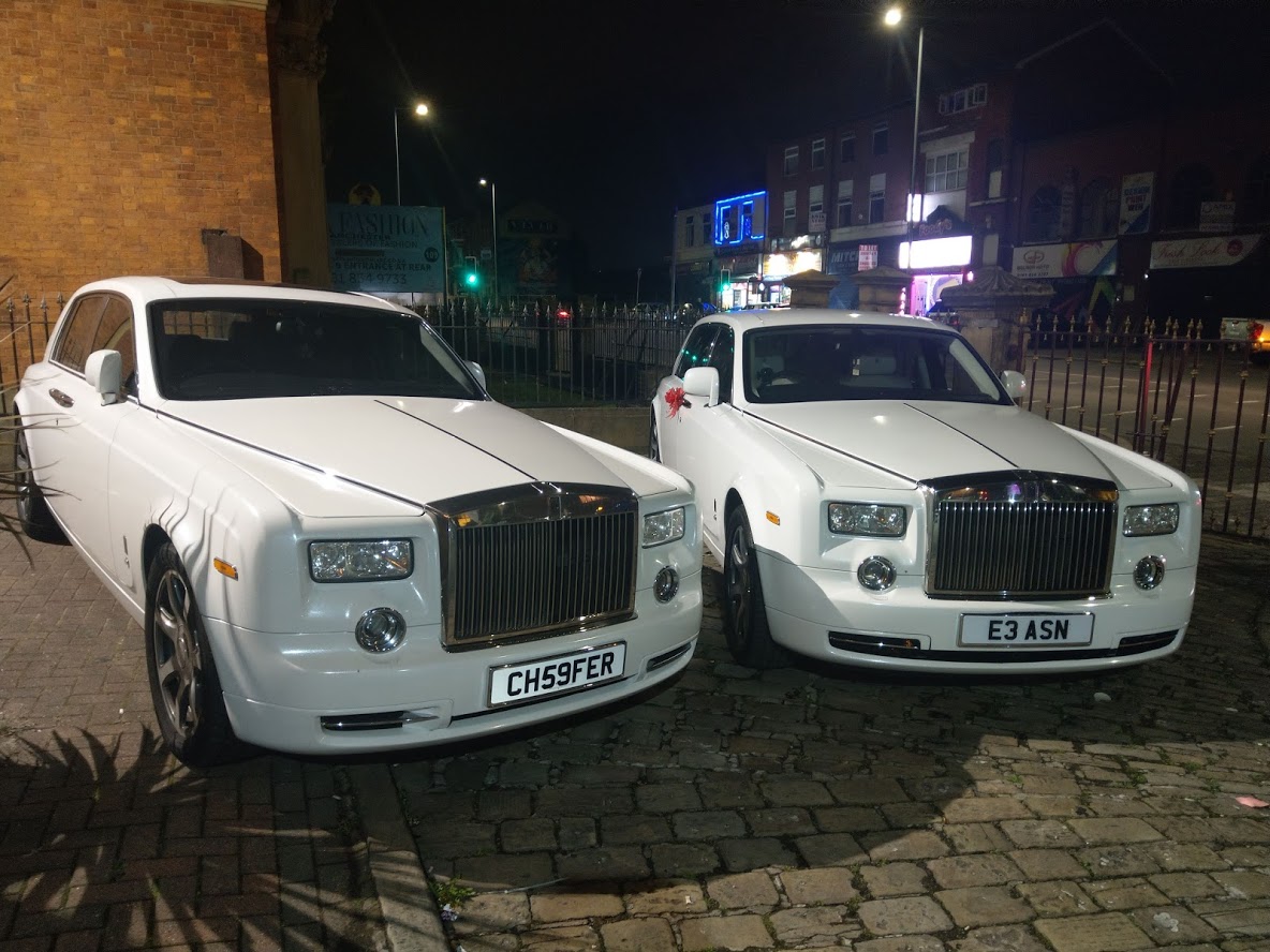 Rolls Royce Phantom Wedding Hire Manchester
